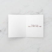 Einfache Rainbow-Daisy-Blume Karte (Innenseite)