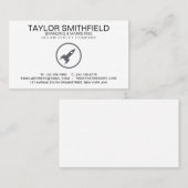 Einfache Rakete Moderne Berufliche Visitenkarte (Vorne/Hinten)