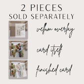 Einfache Real Vellum Overlay Elegante 4 Foto Hochz Einladung