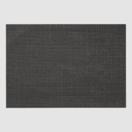 Einfache realistische Burlap Rustikal Black Grau K Seidenpapier