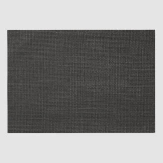 Einfache realistische Burlap Rustikal Black Grau K Seidenpapier