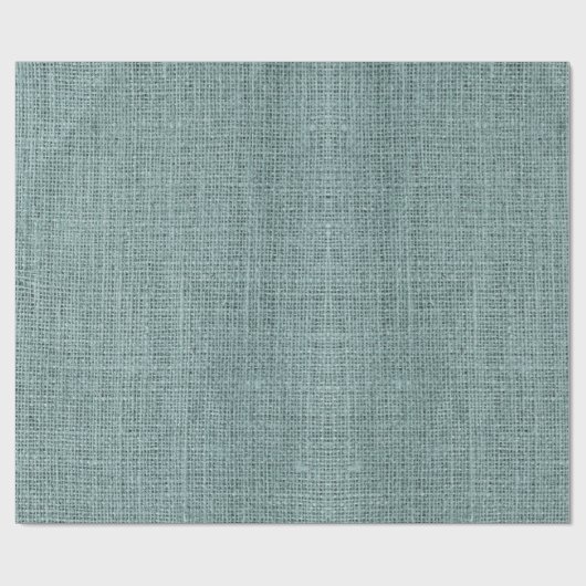 Einfache realistische Burlap Textur rustikale Seit Geschenkpapier (Flach)