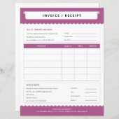 Einfache Rechnungsvorlage (Vorne/Hinten)