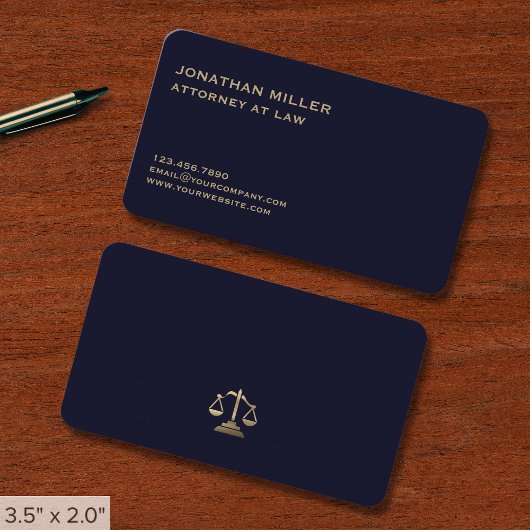 Einfache Rechtsanwältin Visitenkarte