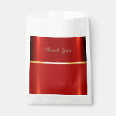 Einfache Red Favor Bag Geschenktütchen (Vorderseite)