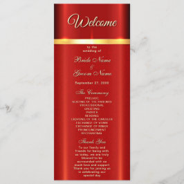 Einfache Red Wedding Programm