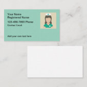 Einfache registrierte Krankenversicherungskarten f Visitenkarte (Vorne/Hinten)