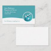 Einfache registrierte Krankenversicherungskarten Visitenkarte (Vorne/Hinten)