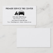 Einfache Reifen-Speicher-Visitenkarten Visitenkarte (Vorne/Hinten)