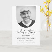 Einfache Reihenfolge der Dienstbeerdigung Karte (Gelbe Blume)