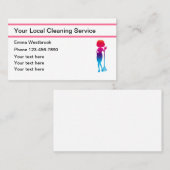 Einfache Reinigung - Business Cards neu Visitenkarte (Vorne/Hinten)