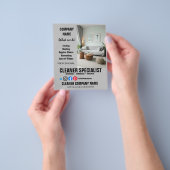 EINFACHE REINIGUNG SPEZIALISTISCHER Zuhause-Helfer Flyer (Gruppe)