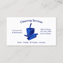 Einfache Reinigungsleistungen Blau