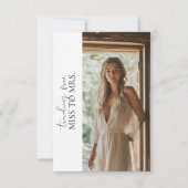 Einfache Reise zum Brautparty  Foto Einladung (Vorderseite)