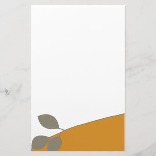 Einfache reizende schlichte Baum-Niederlassung Briefpapier