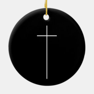 Einfache religiöse Kreuzigung Christlich katholisc Keramik Ornament