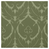 Einfache Renaissance-Damaskus, Olivengrün Stoff (Muster)