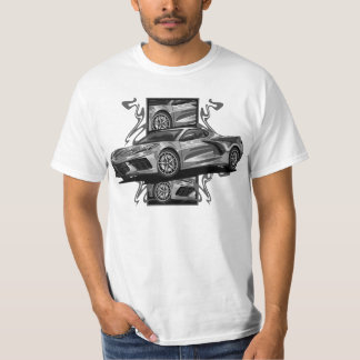 Einfache Rennwagenskizze T-Shirt