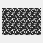 Einfache Rentier-Silhouette Geschenkpapier Set (Vorderseite 2)