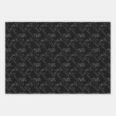 Einfache Rentierlinie Art Geschenkpapier Set (Vorderseite 2)