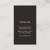 Einfache Reparatur des Gray Gold-Schaltplatzes Visitenkarte (Rückseite)