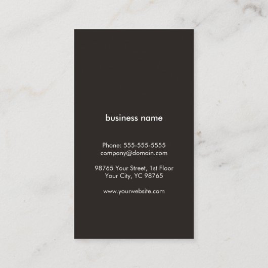 Einfache Reparatur des Gray Gold-Schaltplatzes Visitenkarte (Rückseite)