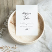 Einfache Reserva la Fecha Postkarte