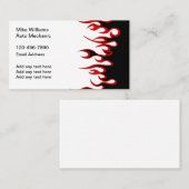 Einfache Retro Automotive Business Cards Visitenkarte (Vorne/Hinten)