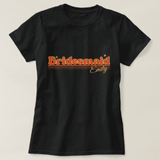 einfache Retro-Brädlertypografie T-Shirt