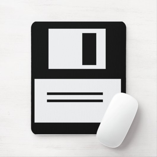 Einfache Retro Diskette Mousepad (Mit Mouse)
