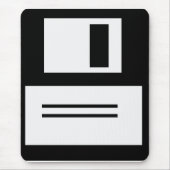 Einfache Retro Diskette Mousepad (Vorne)