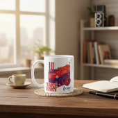 Einfache Retro-Kamera Kaffeetasse