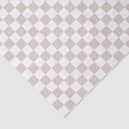 Einfache Retro-Prüfmuster-Beige Seidenpapier (Ausschnitt)