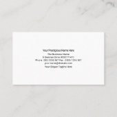 Einfache Retro-Säulenebenen Christlich Ministerium Visitenkarte (Rückseite)