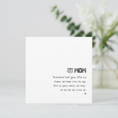 Einfache Retro Sunset Cat Paws Funny Cat Mama Card Karte (Stehend Vorderseite)