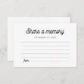 Einfache Retro-Typografie Freigeben eines Speicher Mitteilungskarte (Vorne/Hinten)