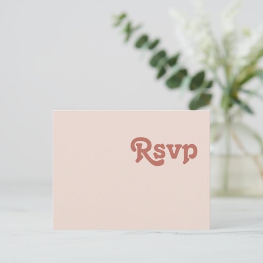 Einfache Retro-Vibes | Rosa Song Request UAWG Postkarte (Stehend Vorderseite)