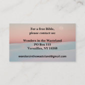 Einfache Rettung als Christliches ABC-Evangelium Visitenkarte (Rückseite)