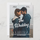 EINFACHE ROMANCE MOVIE POSTER WEDD EINLADUNG (Vorderseite)