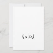 EINFACHE ROMANCE MOVIE POSTER WEDD EINLADUNG (Rückseite)