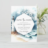 Einfache romantische Hochzeit mit Typografie Save The Date (Stehend Vorderseite)