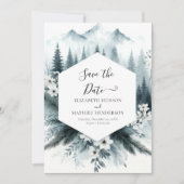Einfache romantische Hochzeit Save The Date (Vorderseite)