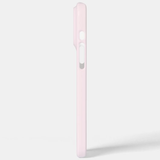 Einfache rosa Anfangsmonogramm Case-Mate iPhone Hülle (Rückseite / Links)