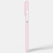 Einfache rosa Anfangsmonogramm Case-Mate iPhone Hülle (Rückseite / Links)