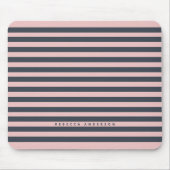 Einfache rosa blaue Stifte Mousepad (Vorne)