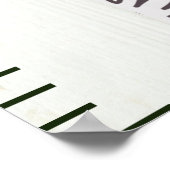 Einfache rosa Blütendiagramme jenseits der Messung Poster (Ecke)