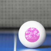 Einfache rosa Glitzer funkelnde Sterne fügen Ihren Tischtennisball (Netto)