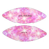 Einfache rosa glitzernde Sterne fügen Ihren Text h Football (Paneele)