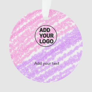 Einfache rosa-glitzernde Textur funkelt mit Logo-T Ornament