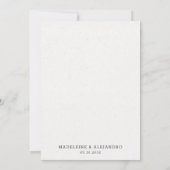 Einfache rosa Kirschblüte romantische schicke Hoch Save The Date (Rückseite)